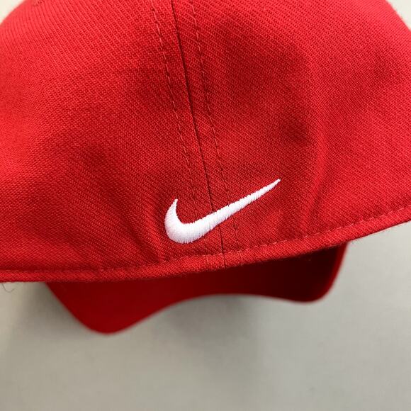 Nike San Diego State University Hat Fitted 7-1/8 Red Dri-Fit Swoosh SDSU Aztecs - Picture 6 of 8
